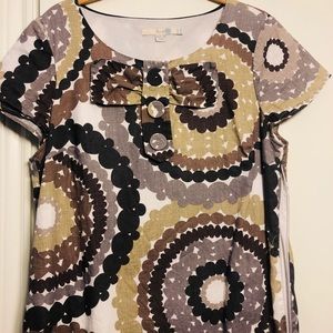 Ladies size 10 A line dress Lined - linen